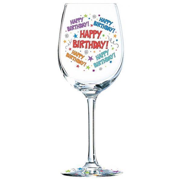 Happy Birthday Wine Glass Perfect Gifts Online Personalised Gifts Shop