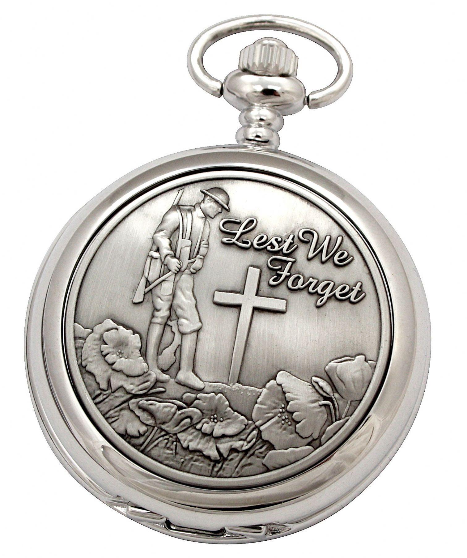 Lest We Forget Pocket Watch | Perfect Gifts Online | Personalised Gift Shop