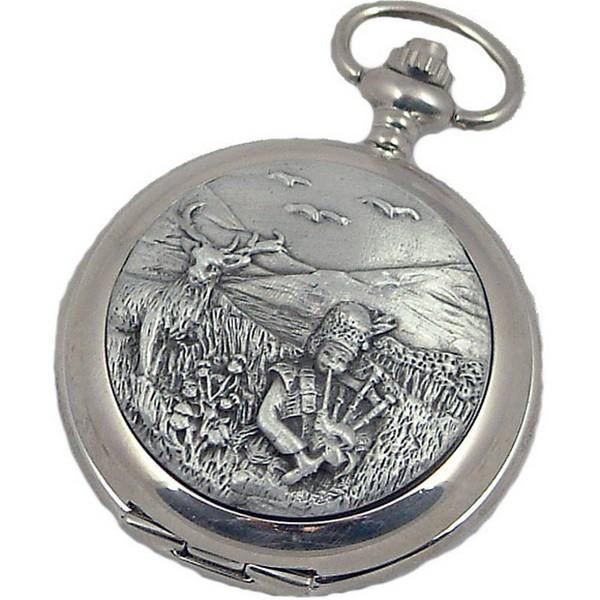 Highland Piper Pocket Watch | Perfect Gifts Online | Personalised Gift Shop