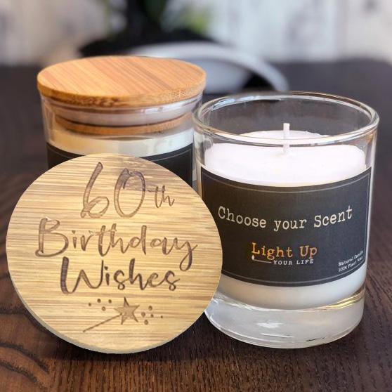 60th Birthday Scentiment Candle | Perfect Gifts Online | Personalised ...