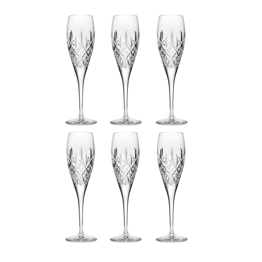 Royal Scot Set Of 6 London Champagne Flutes | Perfect Gifts Online